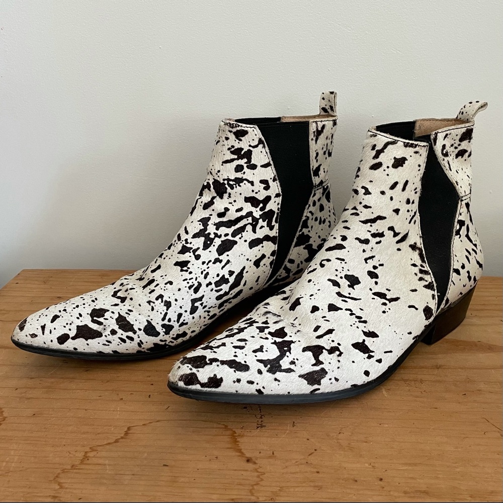 RELIGION Pony Hair Ankle Go Go Chelsea Western Boots eu40/us10